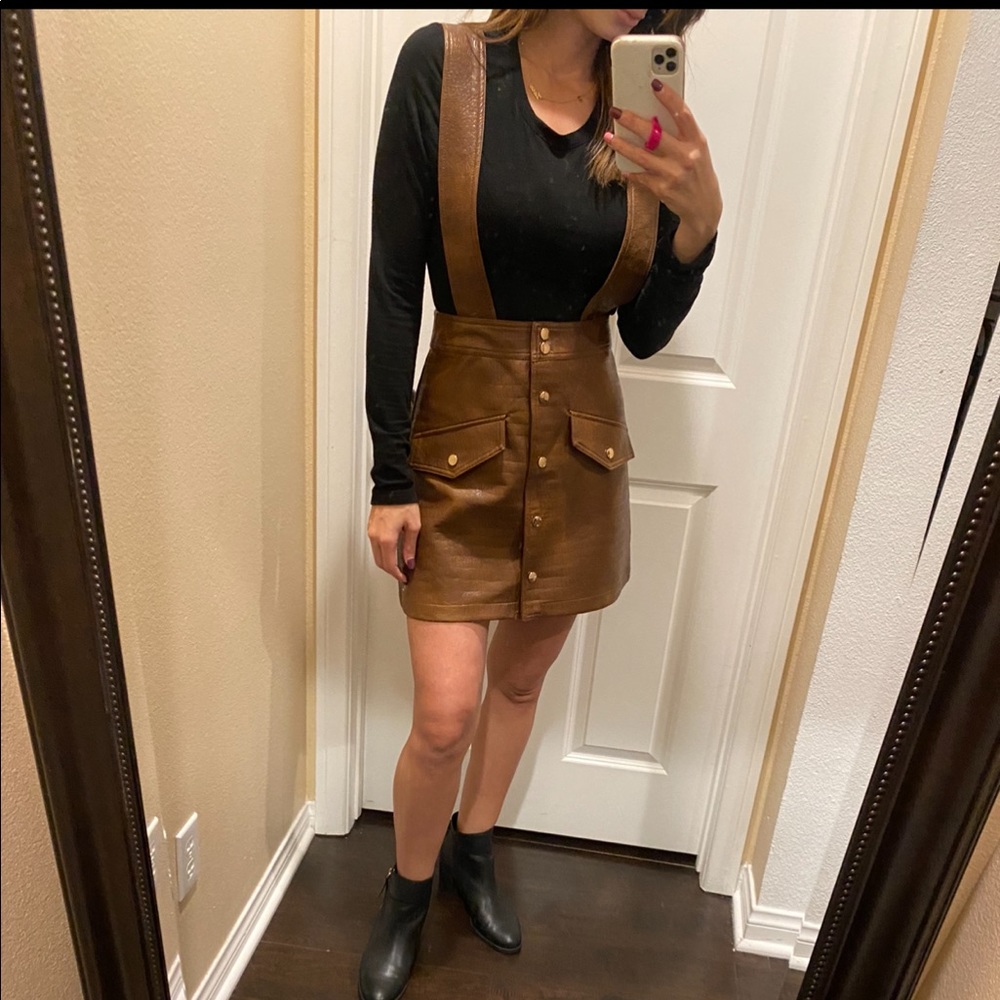 Zara Skirt with suspenders